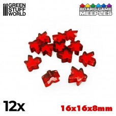 Meeples 16x16x8mm - Rosso